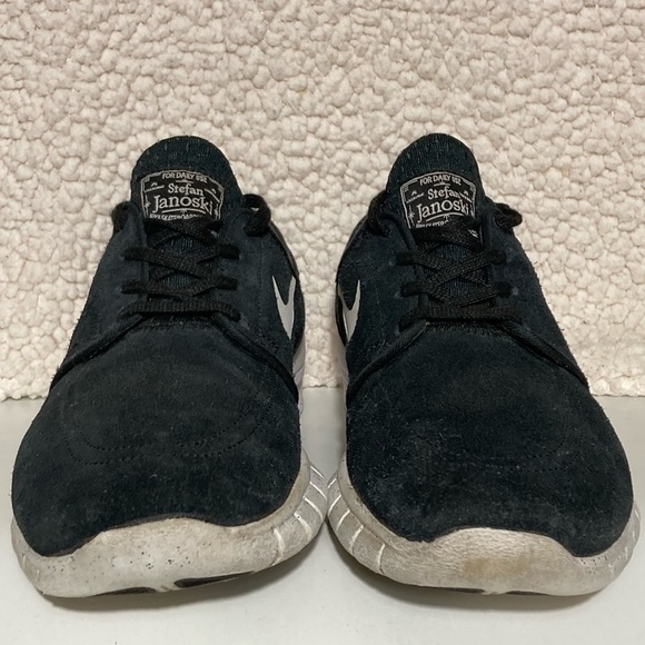 Nike Stefan Janoski Max Air L Men's Black/White Trainers Sneakers Shoes SZ 7.5 - Picture 3 of 11